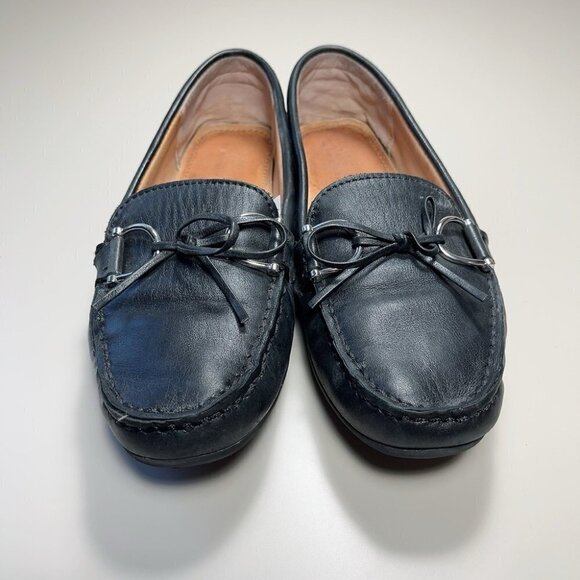 Lauren Ralph Lauren Black Moccasins - Picture 2 of 12